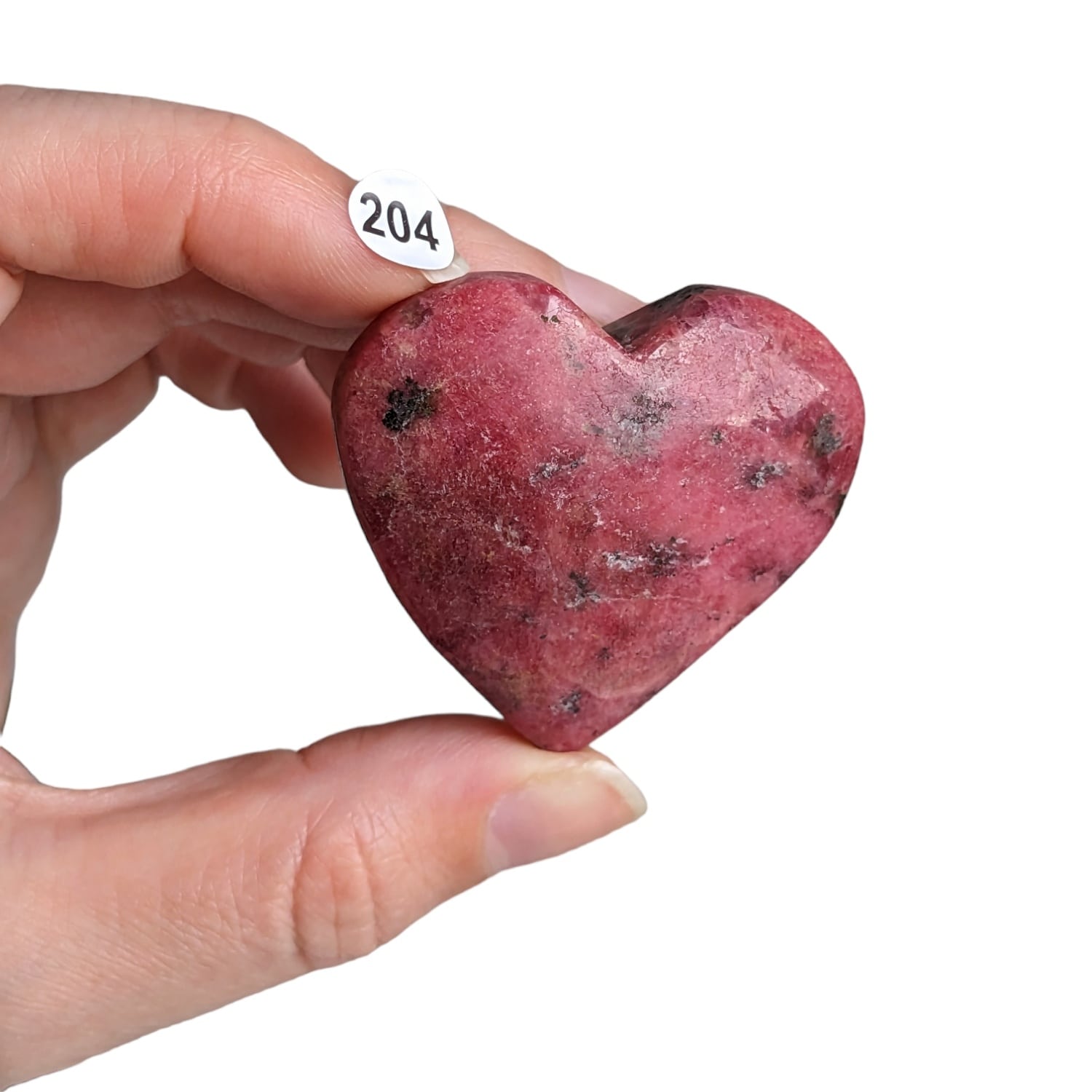 pierre rhodonite coeur