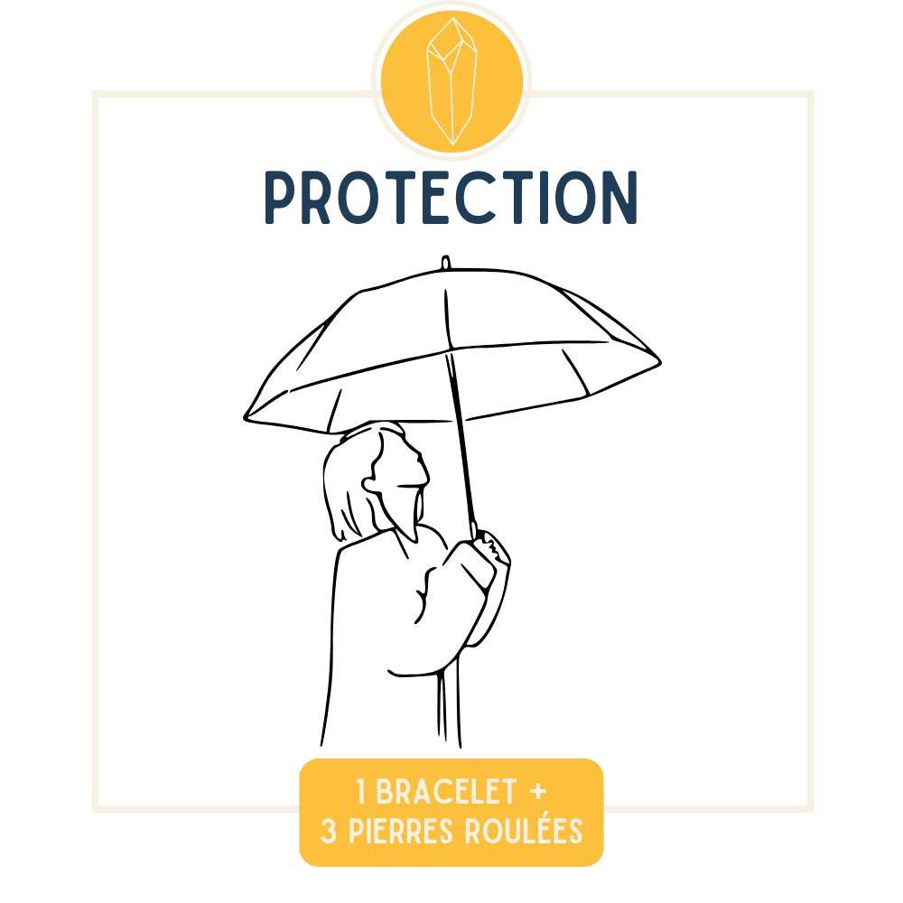 Coffret de pierre de protection