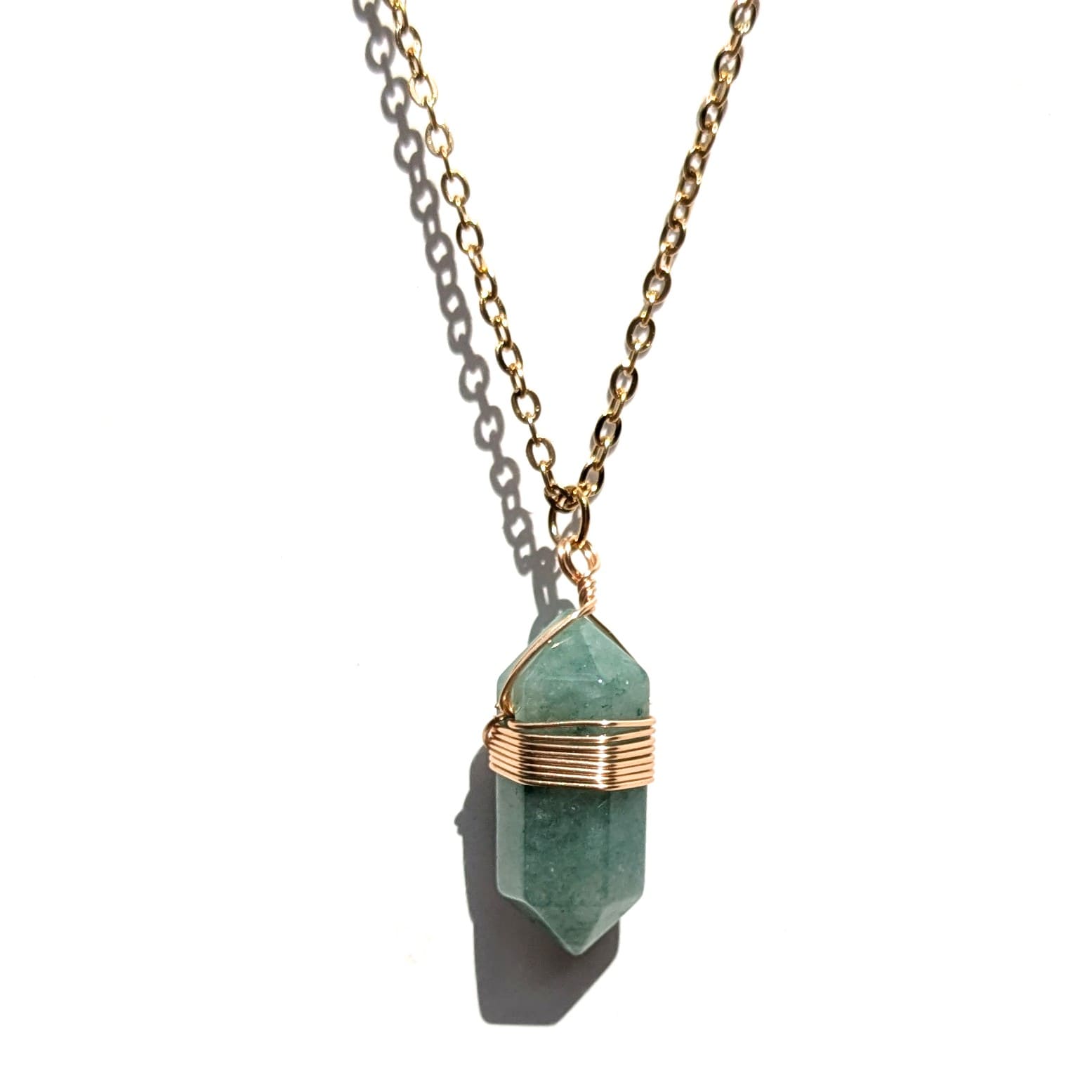 Collier biterminé pierres naturelles (pre-commande)