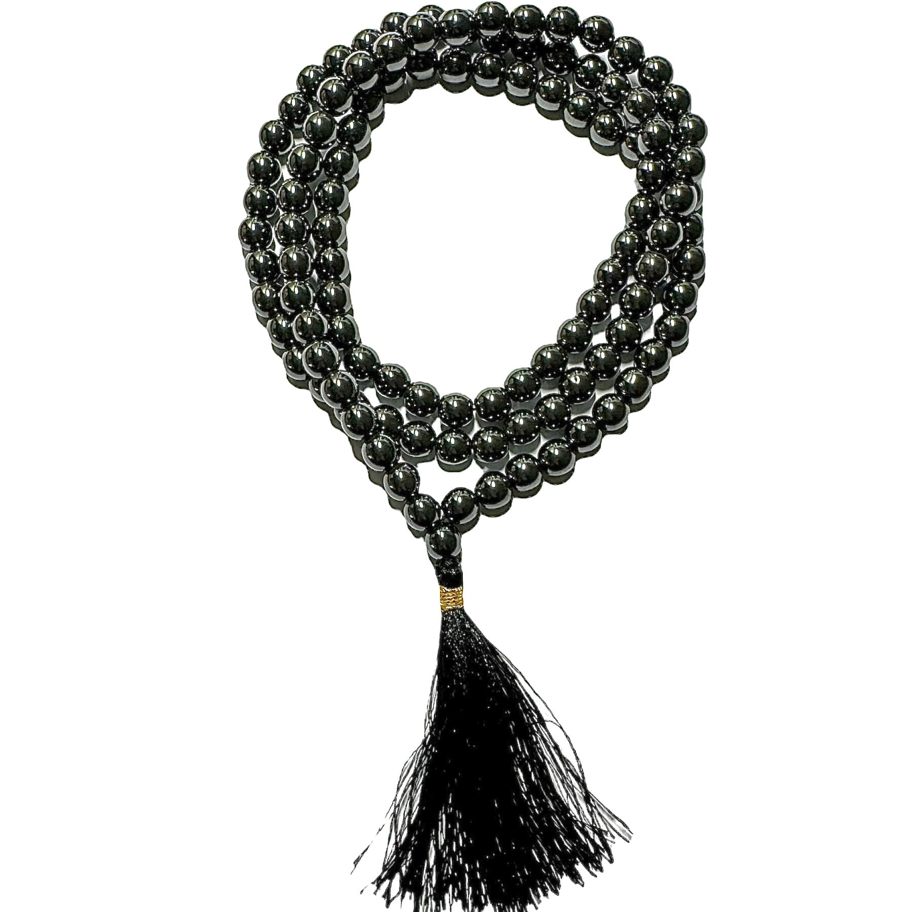 collier mala hématite