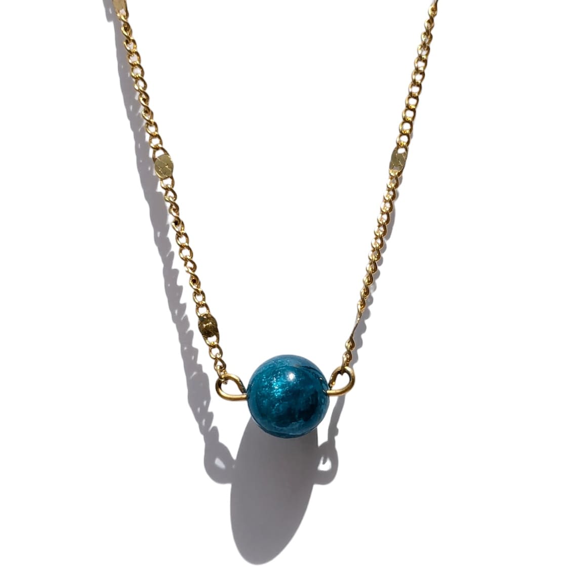 Collier ras de cou pierre Apatite