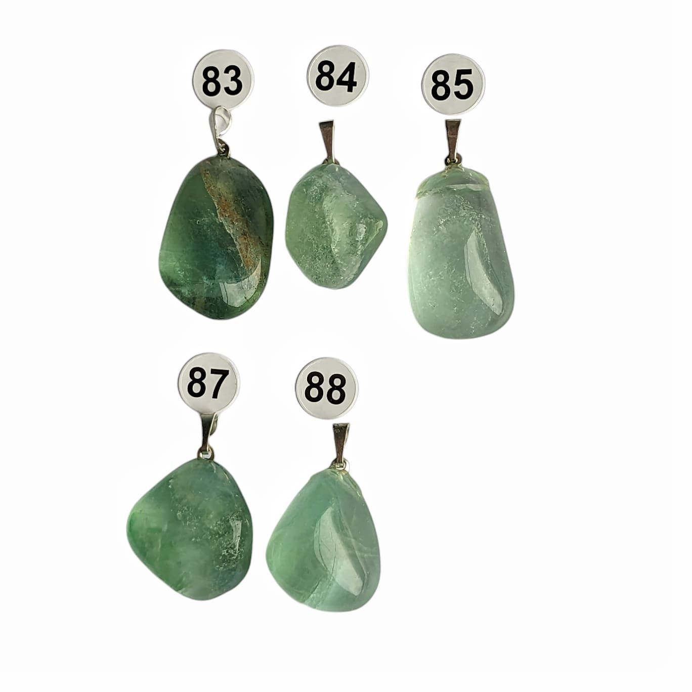 Pendentif en Fluorine Roulée – Clarté et Harmonie Mentale