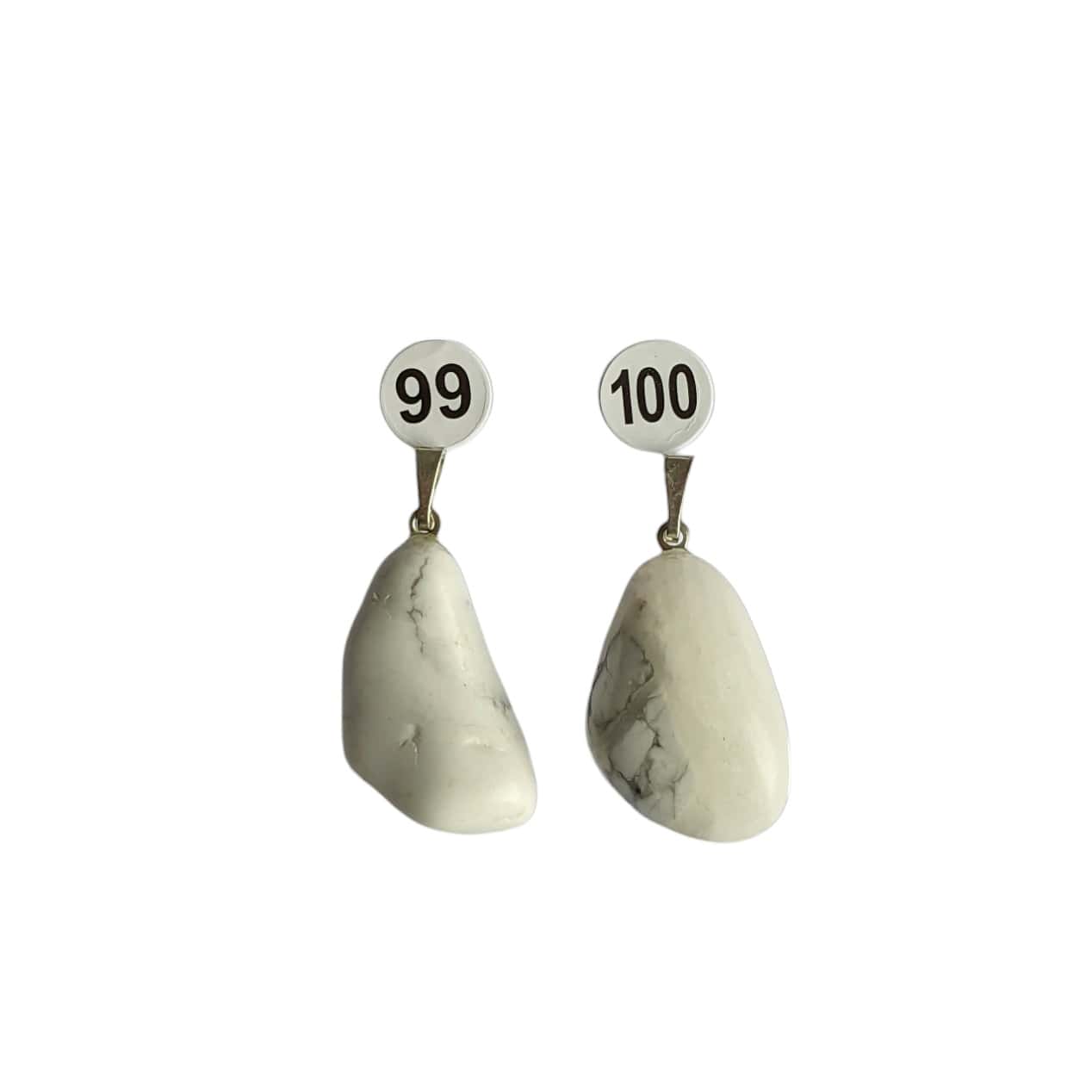 Pendentif en Howlite Roulée – Apaisement et Sérénité