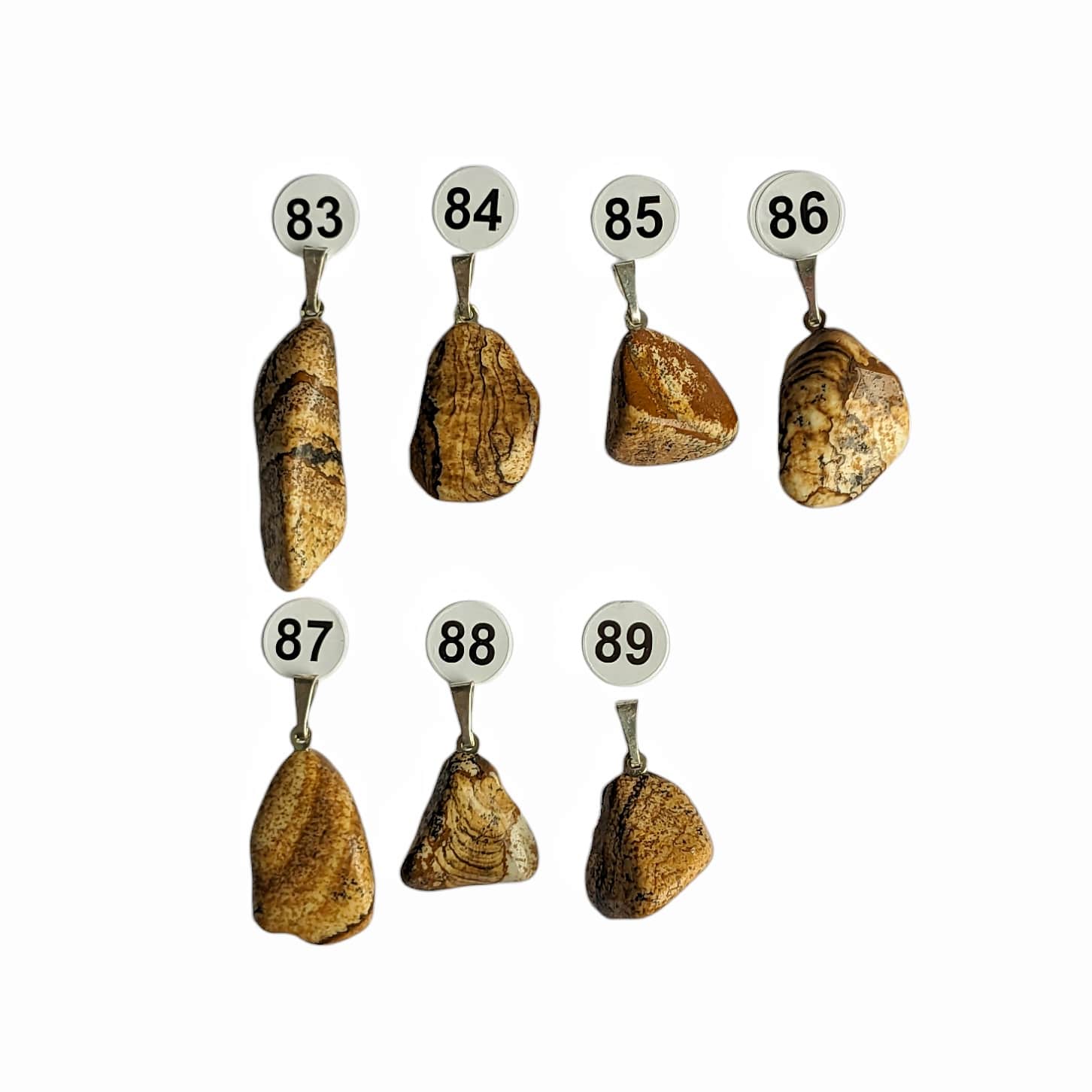 Pendentif en Jaspe Paysage Roulée – Stabilité et Créativité