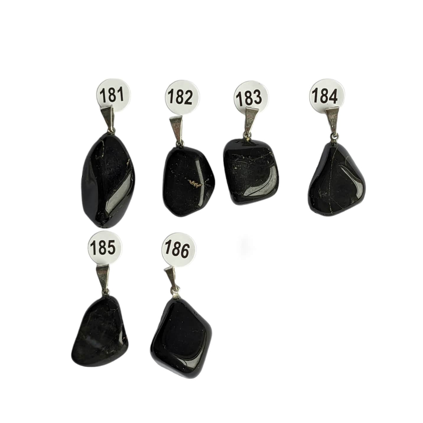 Pendentif en Obsidienne Noire Roulée – Protection et Ancrage