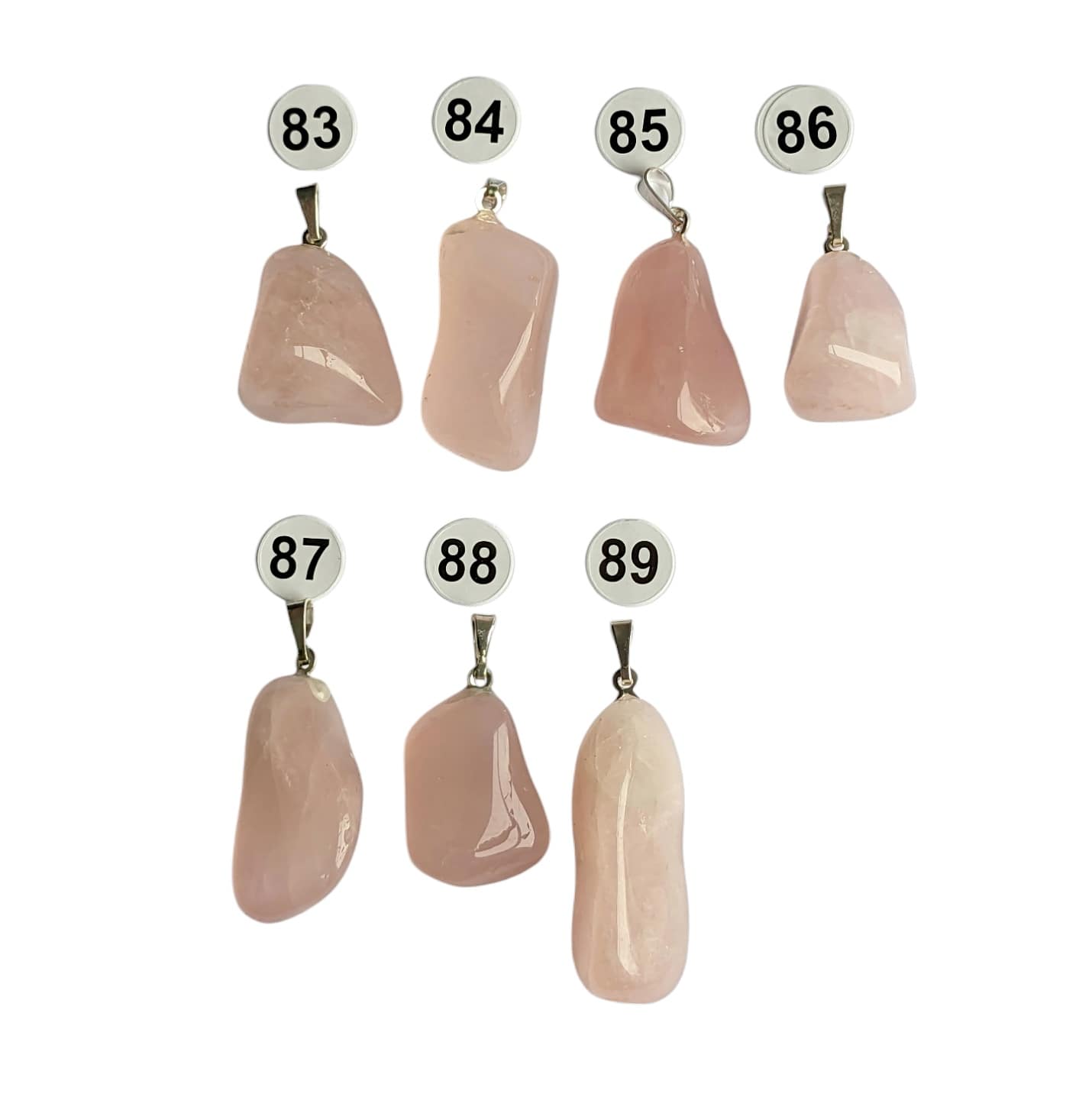 Pendentif en Quartz Rose Roulée – Amour et Douceur