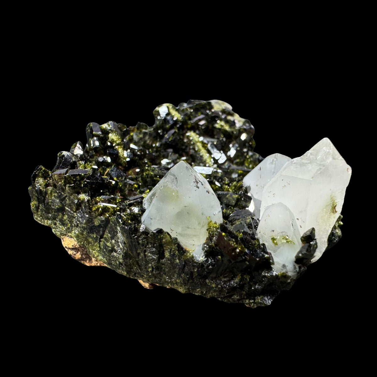 Épidote avec quartz 40,4g Turquie