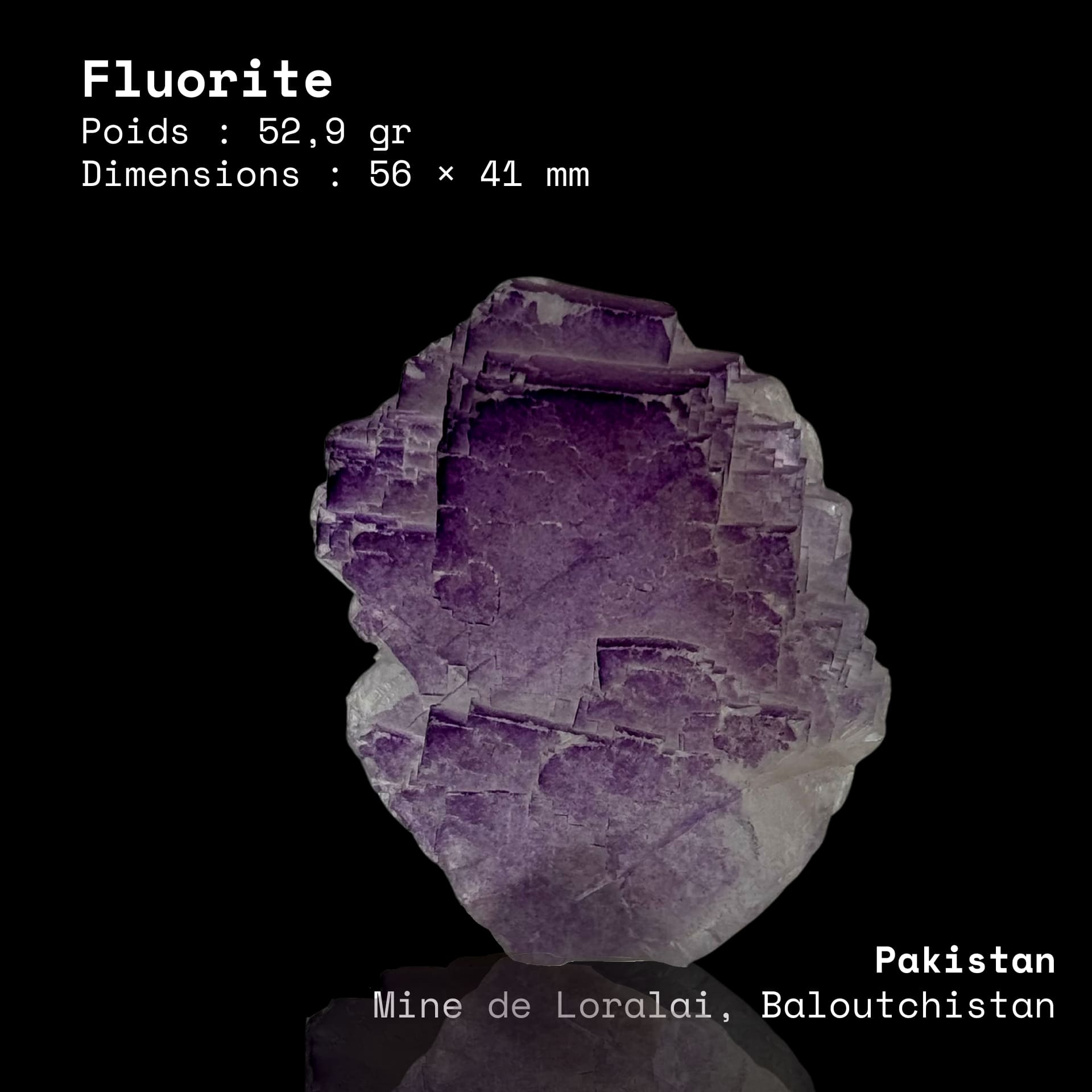 Fluorite Loralai Pakistan n°3