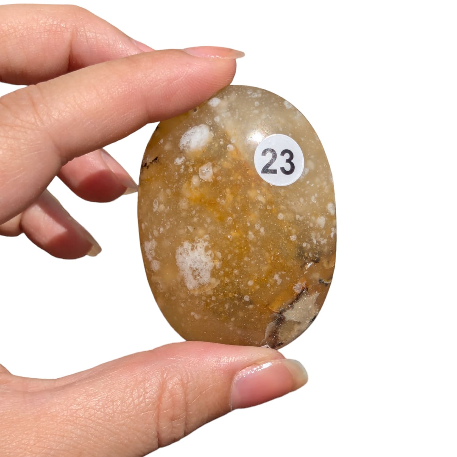 Galet Agate Dendritique – Stabilité et Harmonie