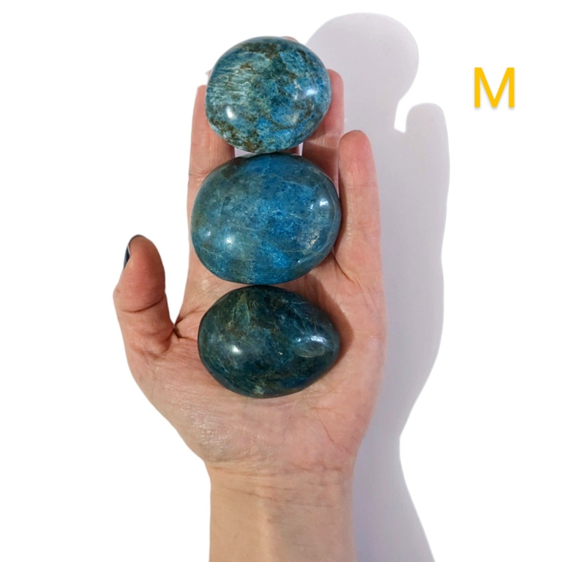 Galet Apatite Bleue – Communication et Clarté