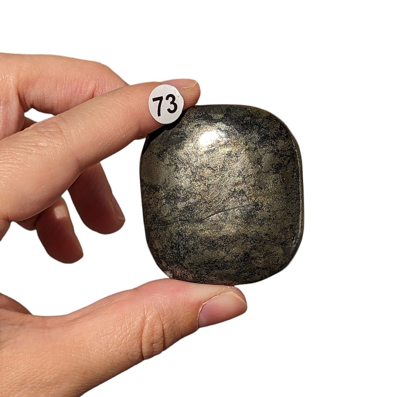 pierre chalcopyrite en galet