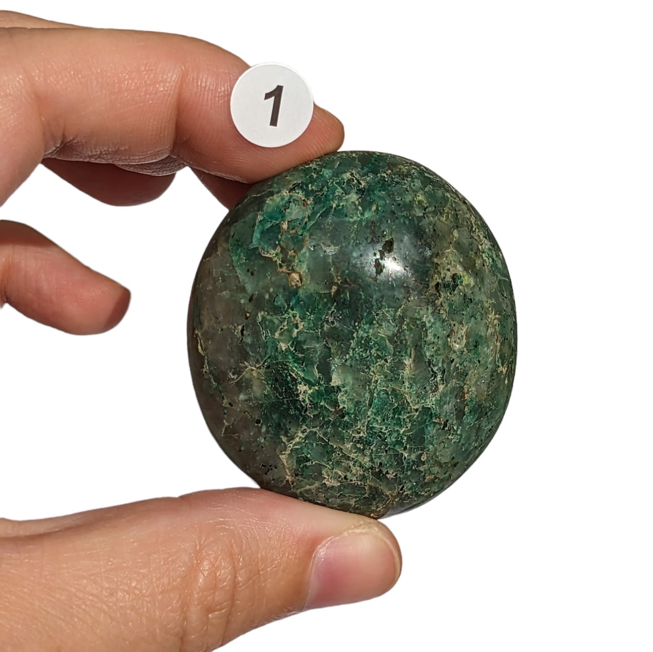 Galet Chrysocolle – Communication et Sérénité