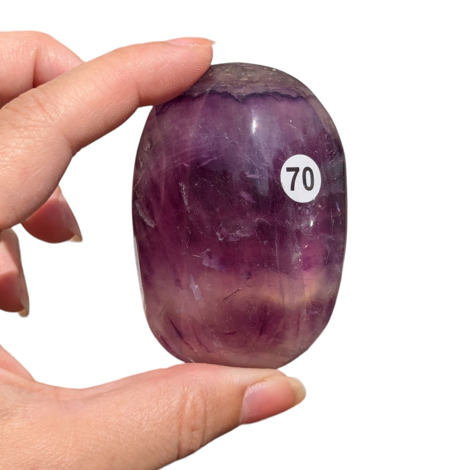fluorite violette galet
