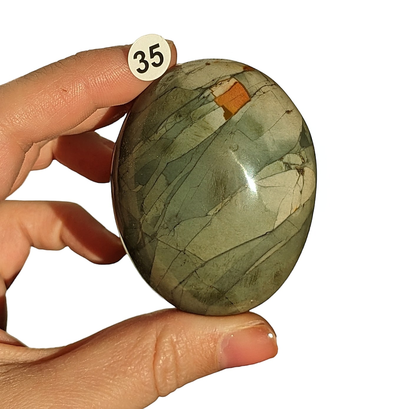 Galet Jaspe Polychrome – Énergie et Ancrage