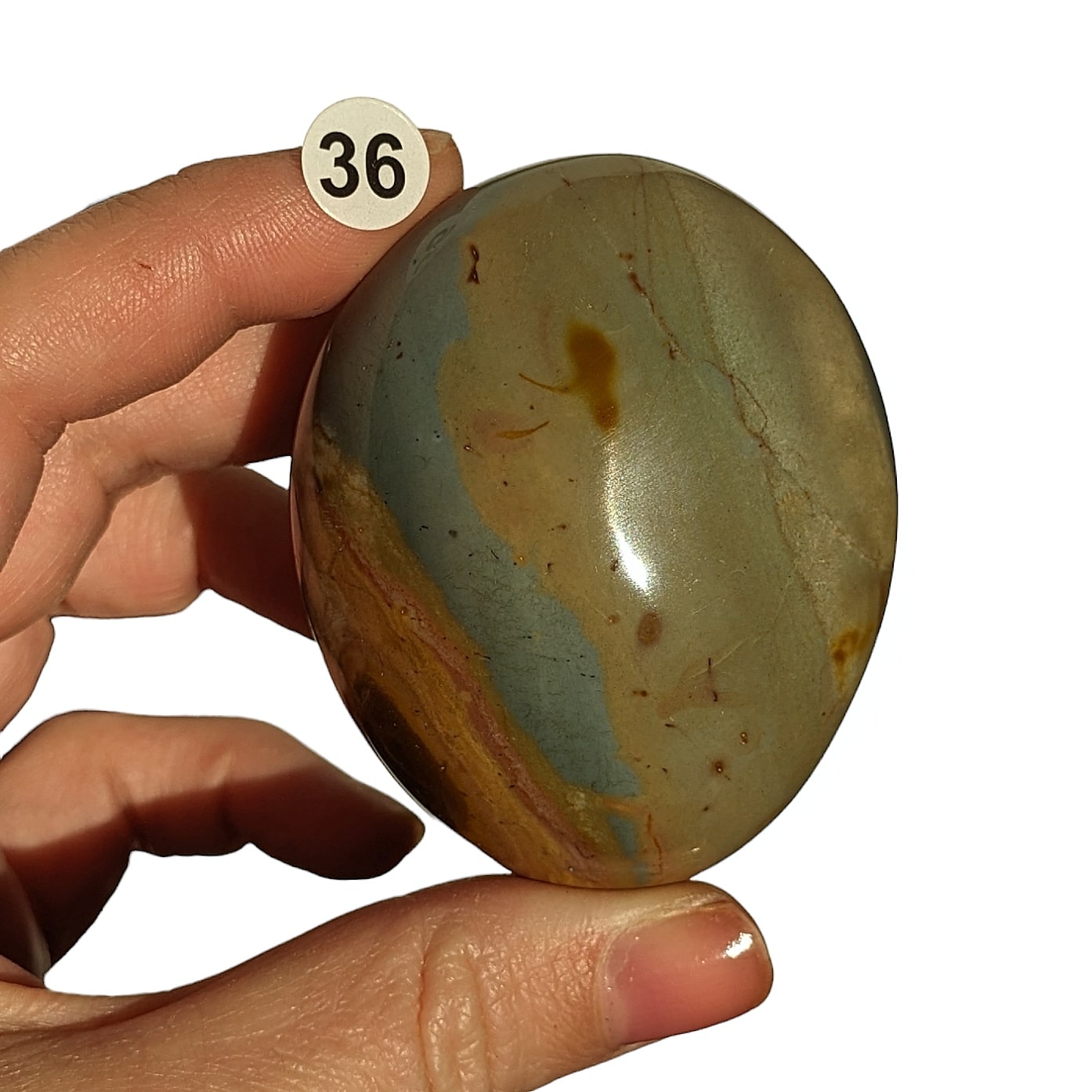 Galet Jaspe Polychrome – Énergie et Ancrage