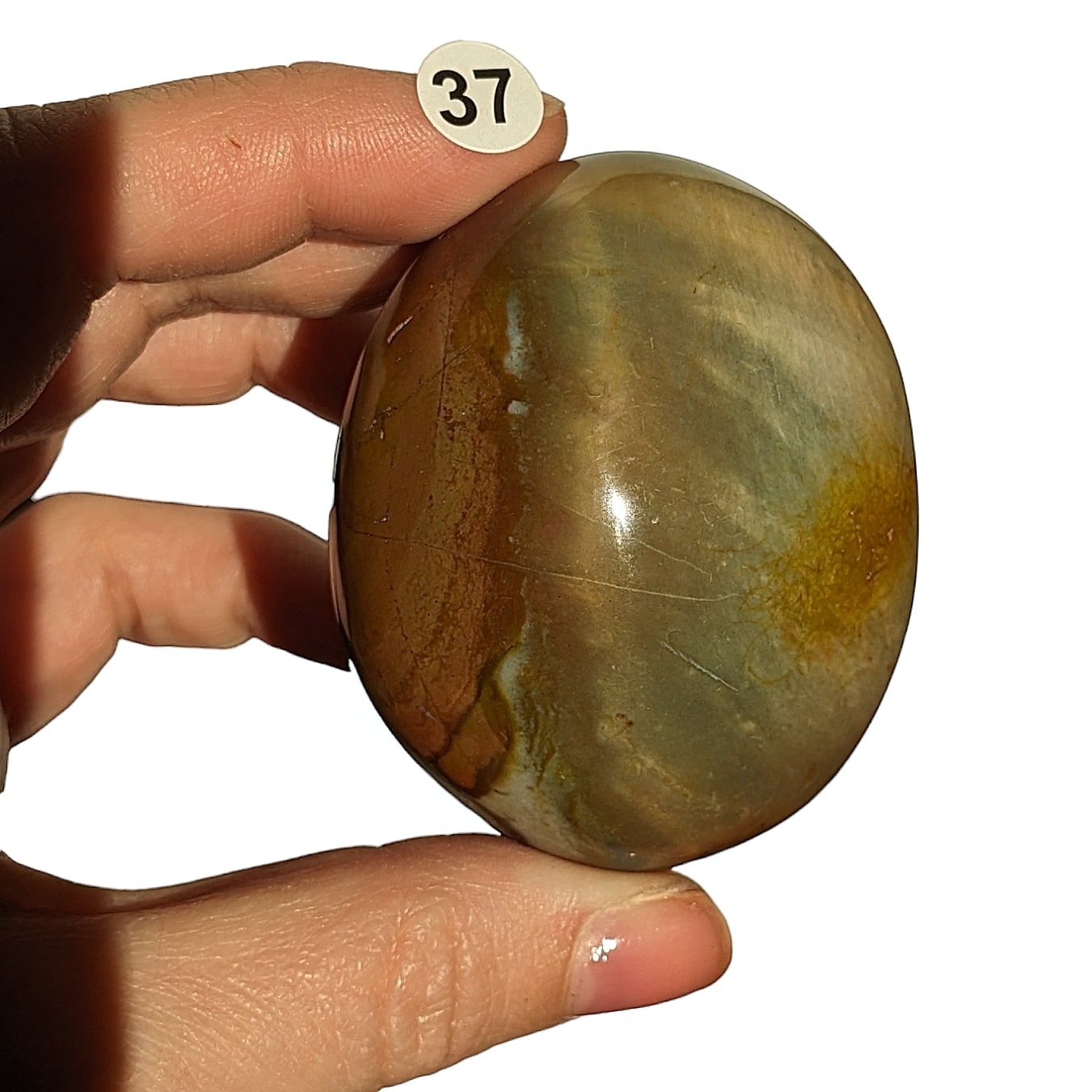 Galet Jaspe Polychrome – Énergie et Ancrage