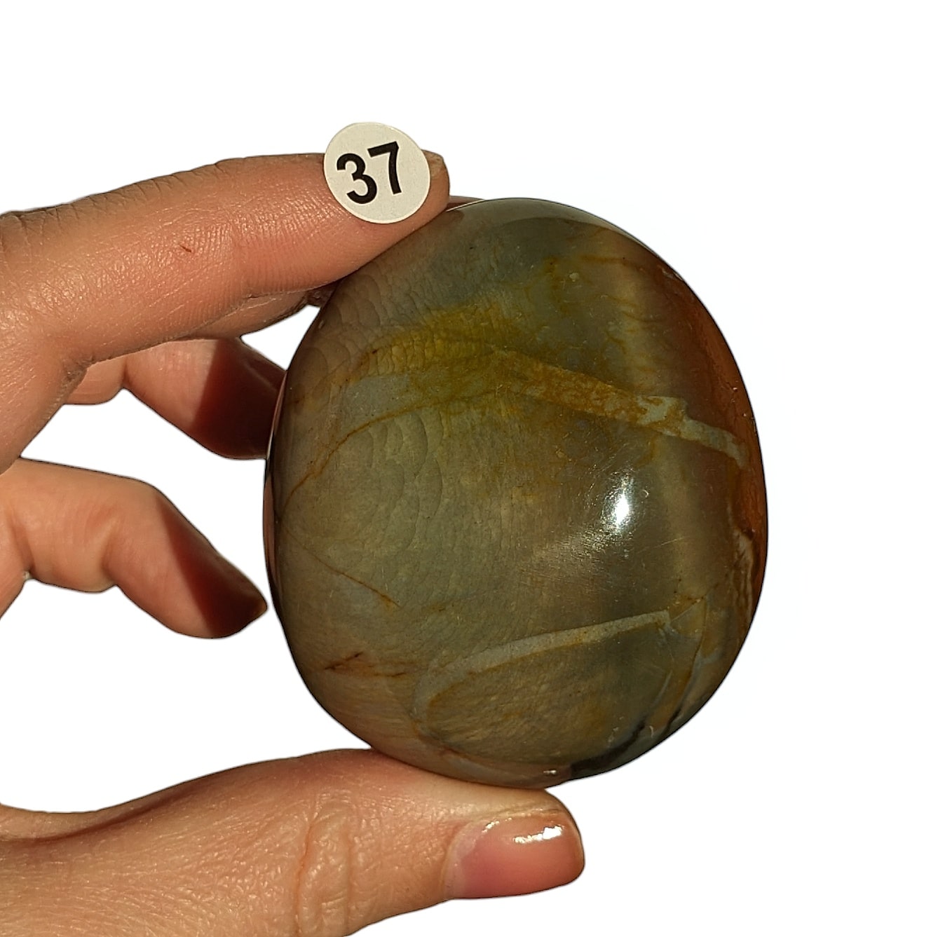 Galet Jaspe Polychrome – Énergie et Ancrage