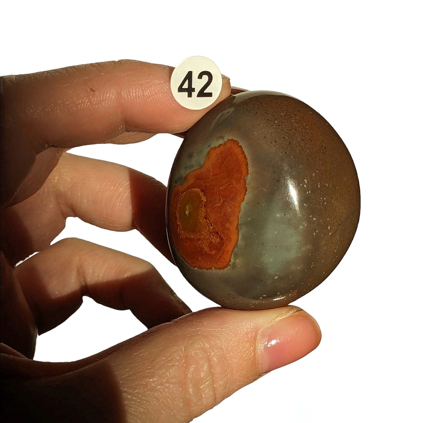 galet jaspe polychrome