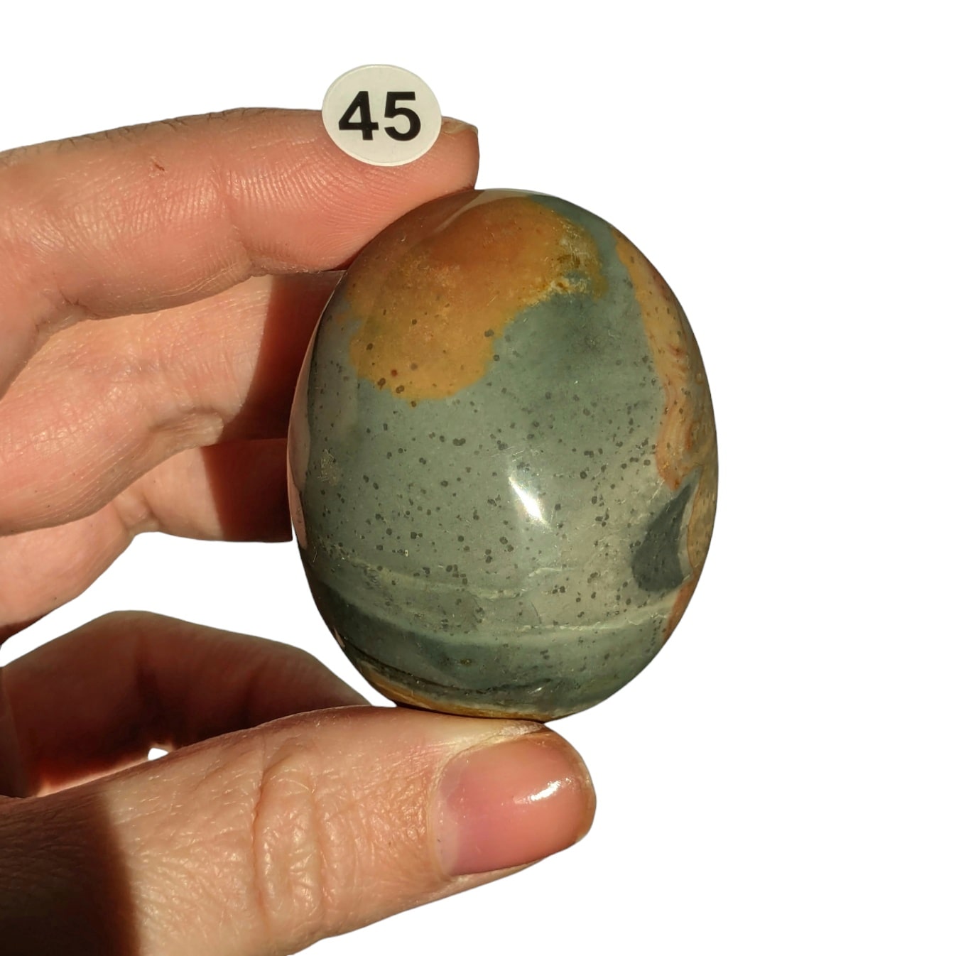 Galet Jaspe Polychrome – Énergie et Ancrage