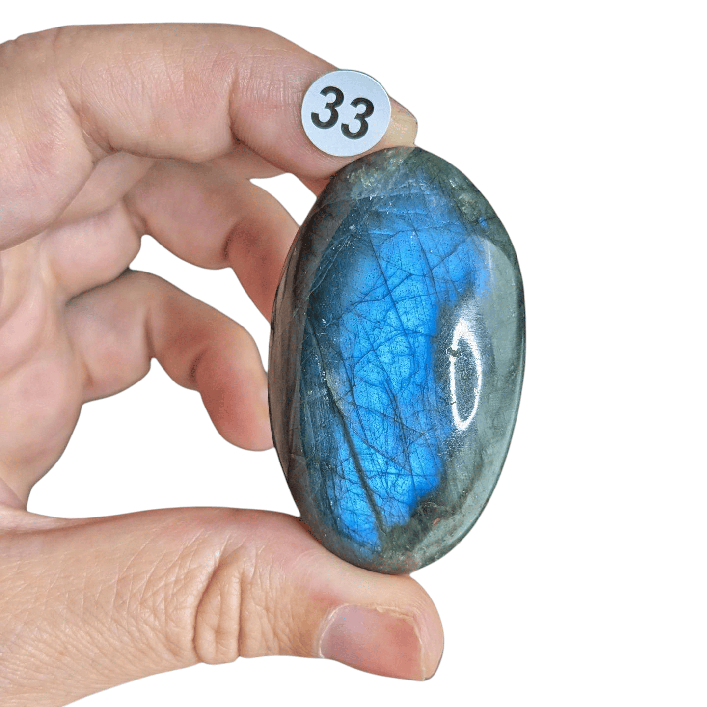 galet en pierre naturelle labradorite