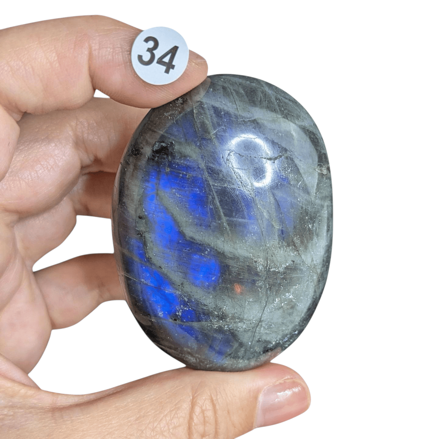 galet en pierre labradorite