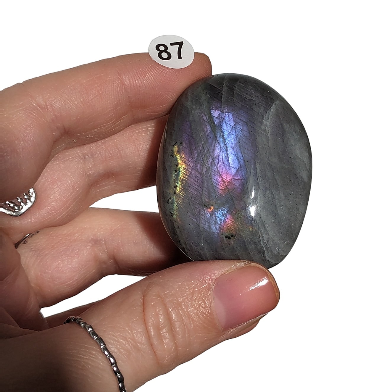 labradorite galet beaux reflets