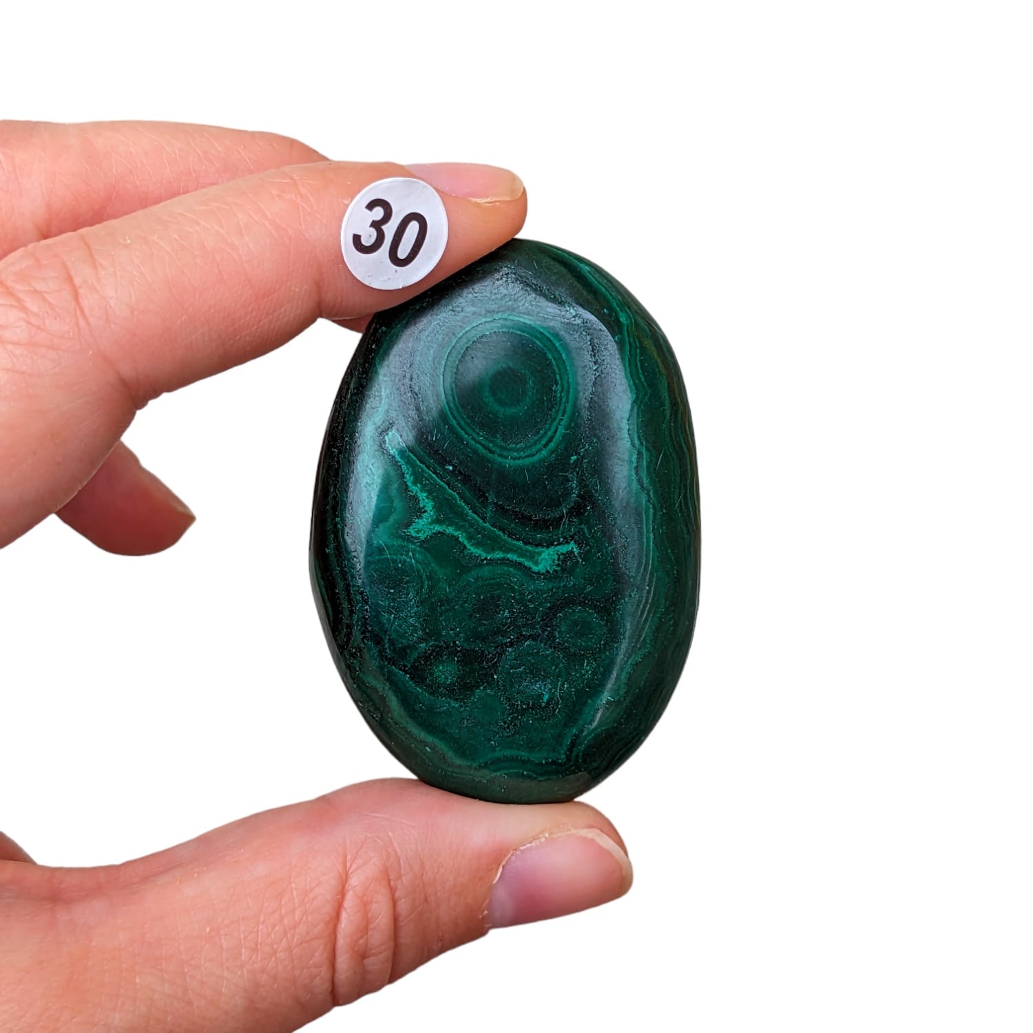 Galet Malachite – Transformation et Énergie Positive