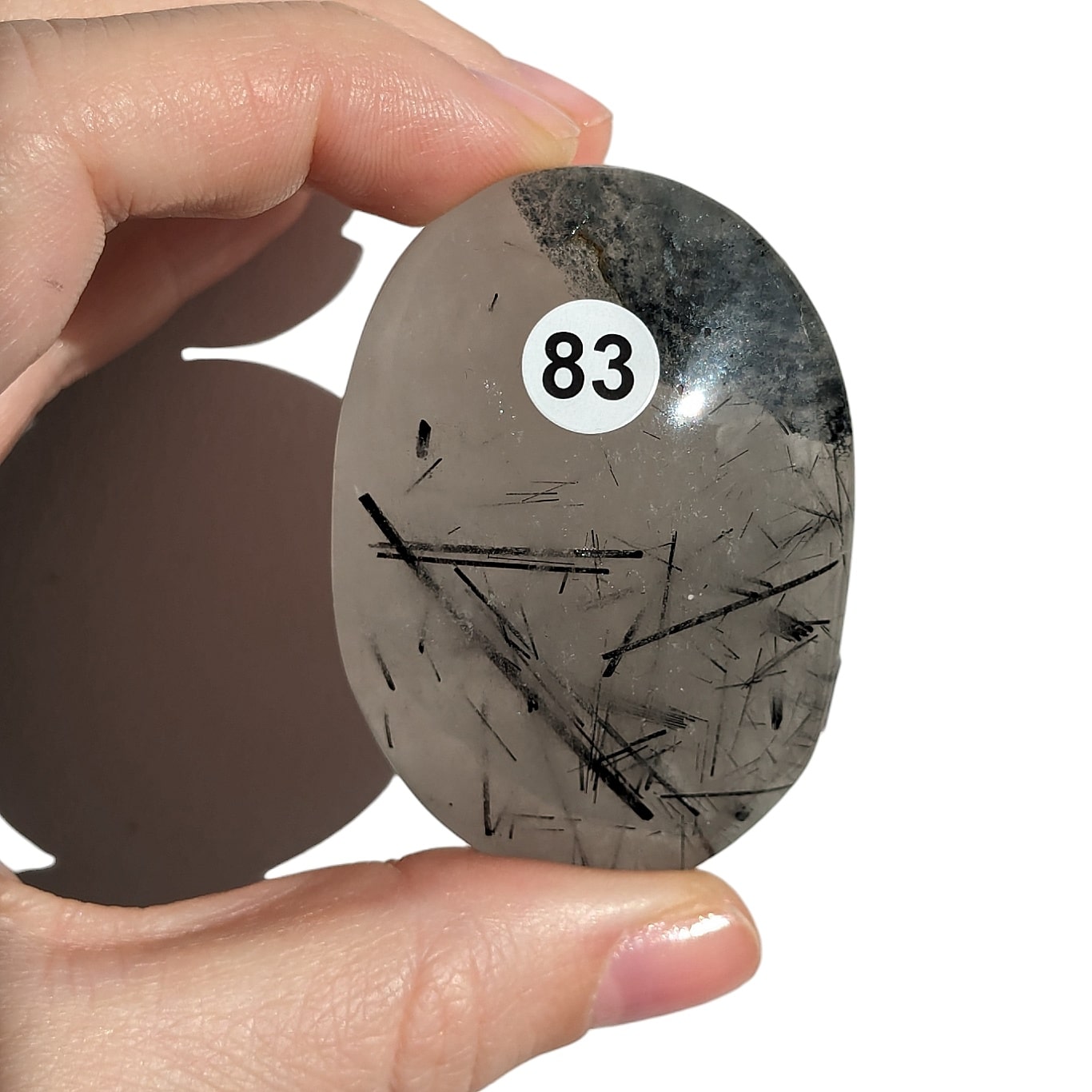 Galet Quartz Tourmaline – Protection et Équilibre