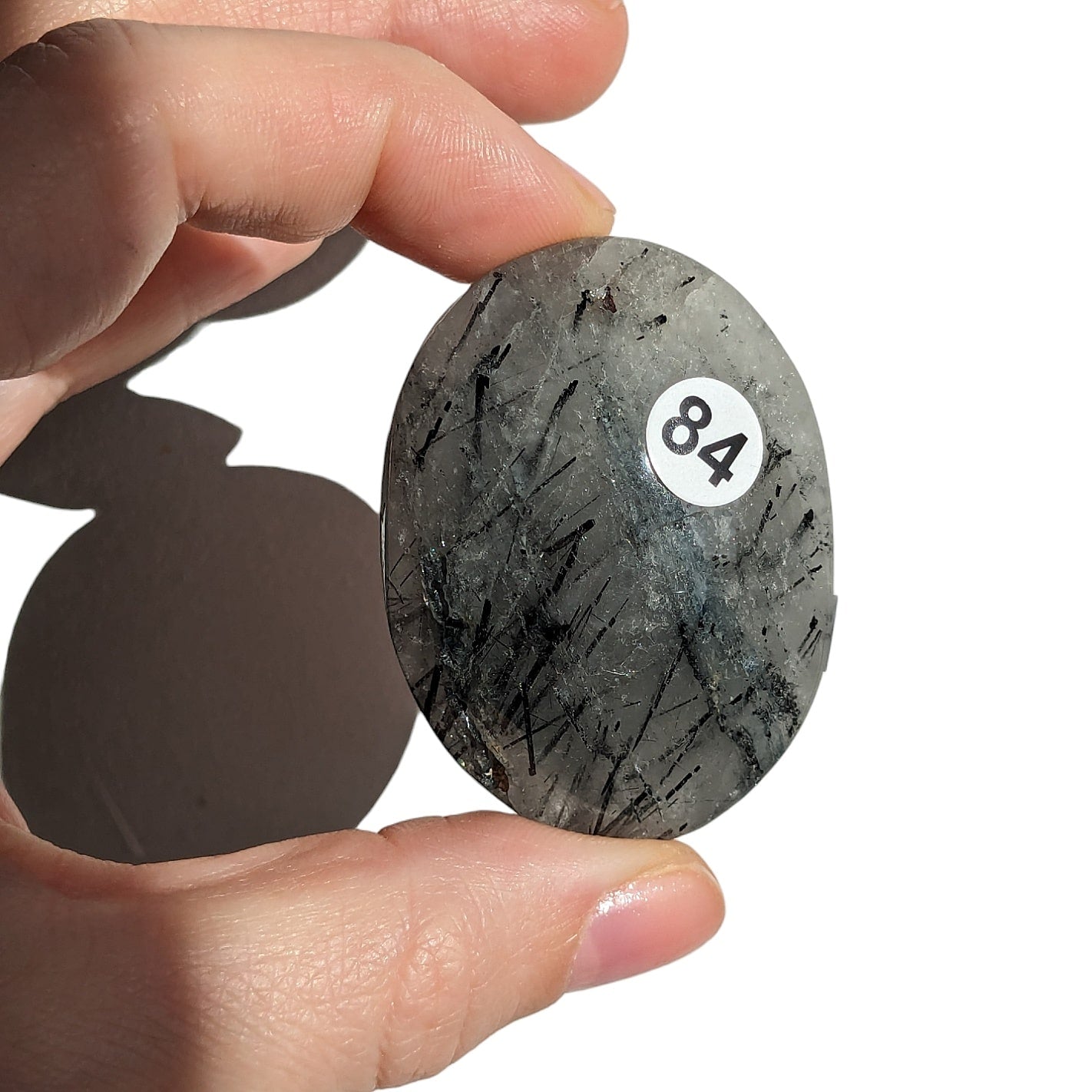 Galet Quartz Tourmaline – Protection et Équilibre