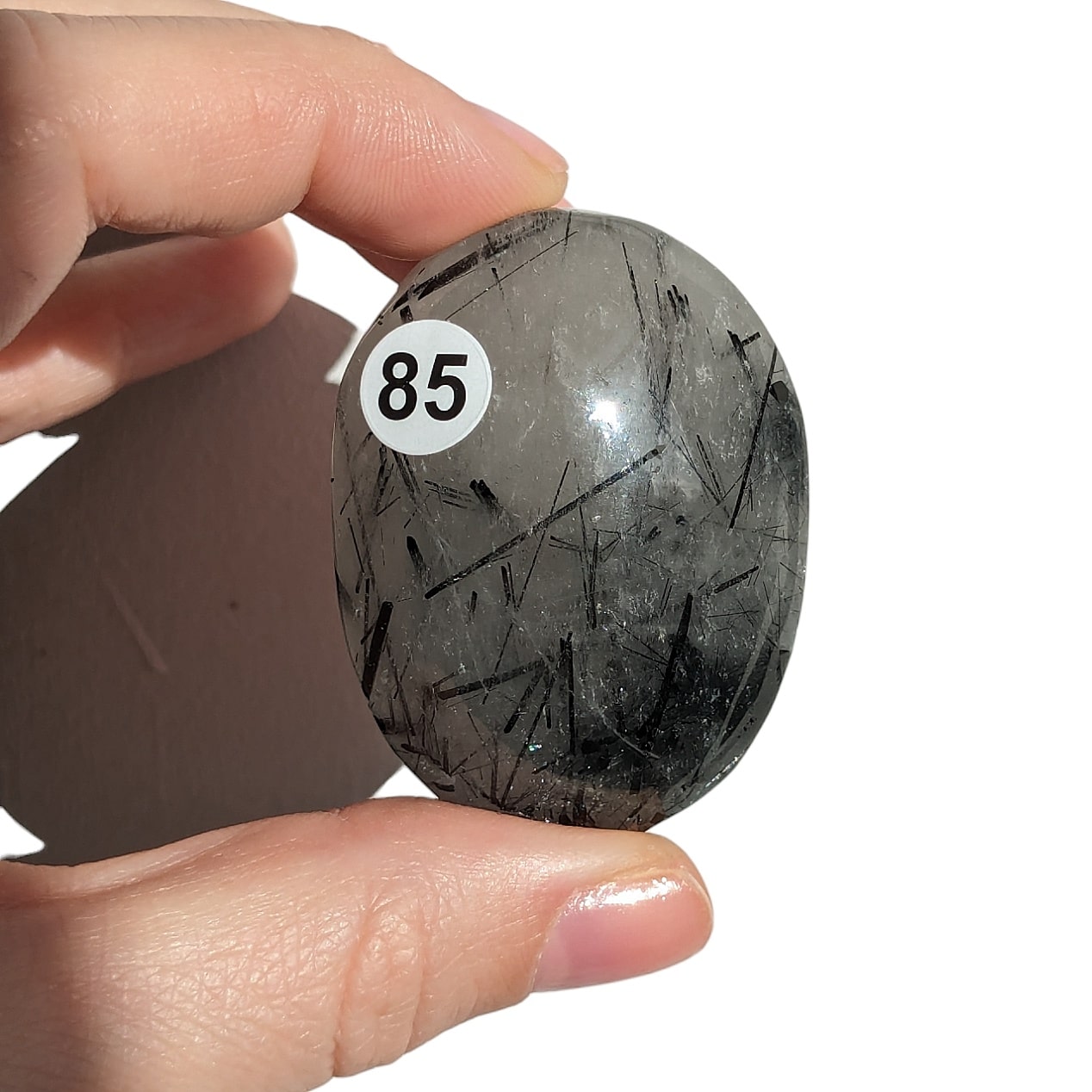 Galet Quartz Tourmaline – Protection et Équilibre