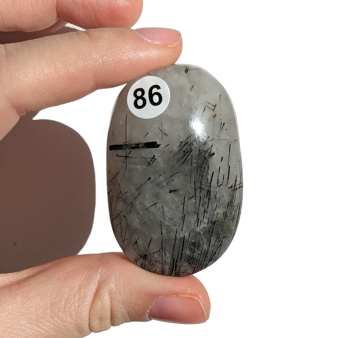 Galet Quartz Tourmaline – Protection et Équilibre