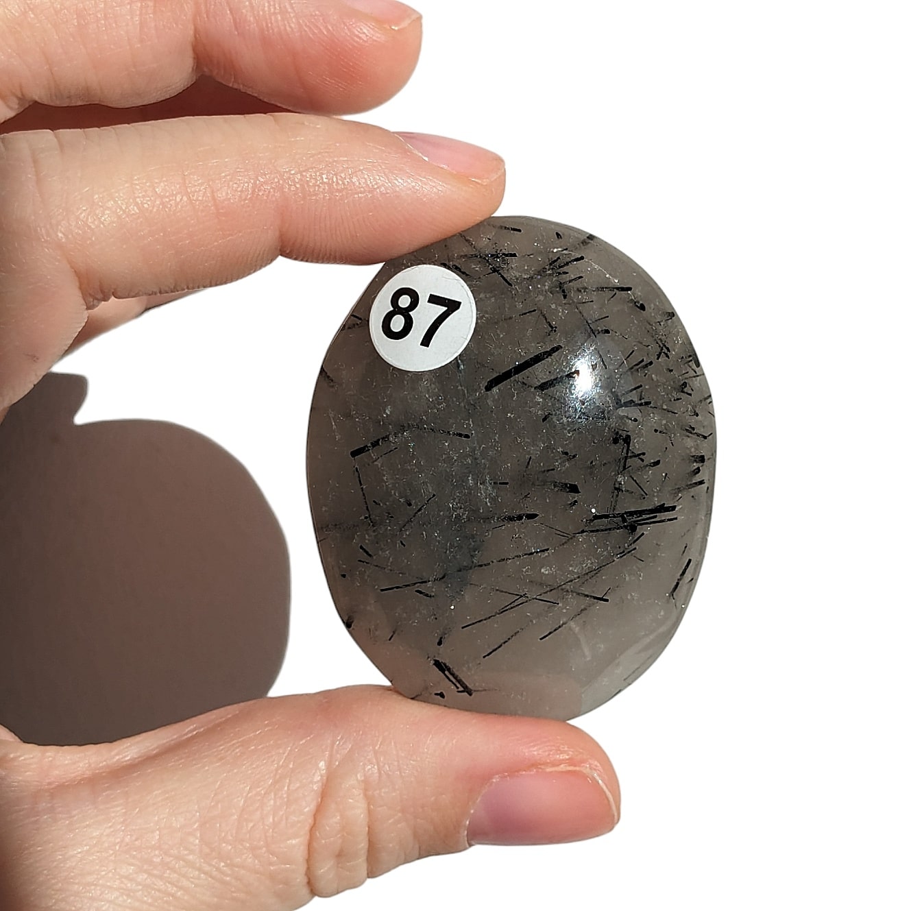 Galet Quartz Tourmaline – Protection et Équilibre