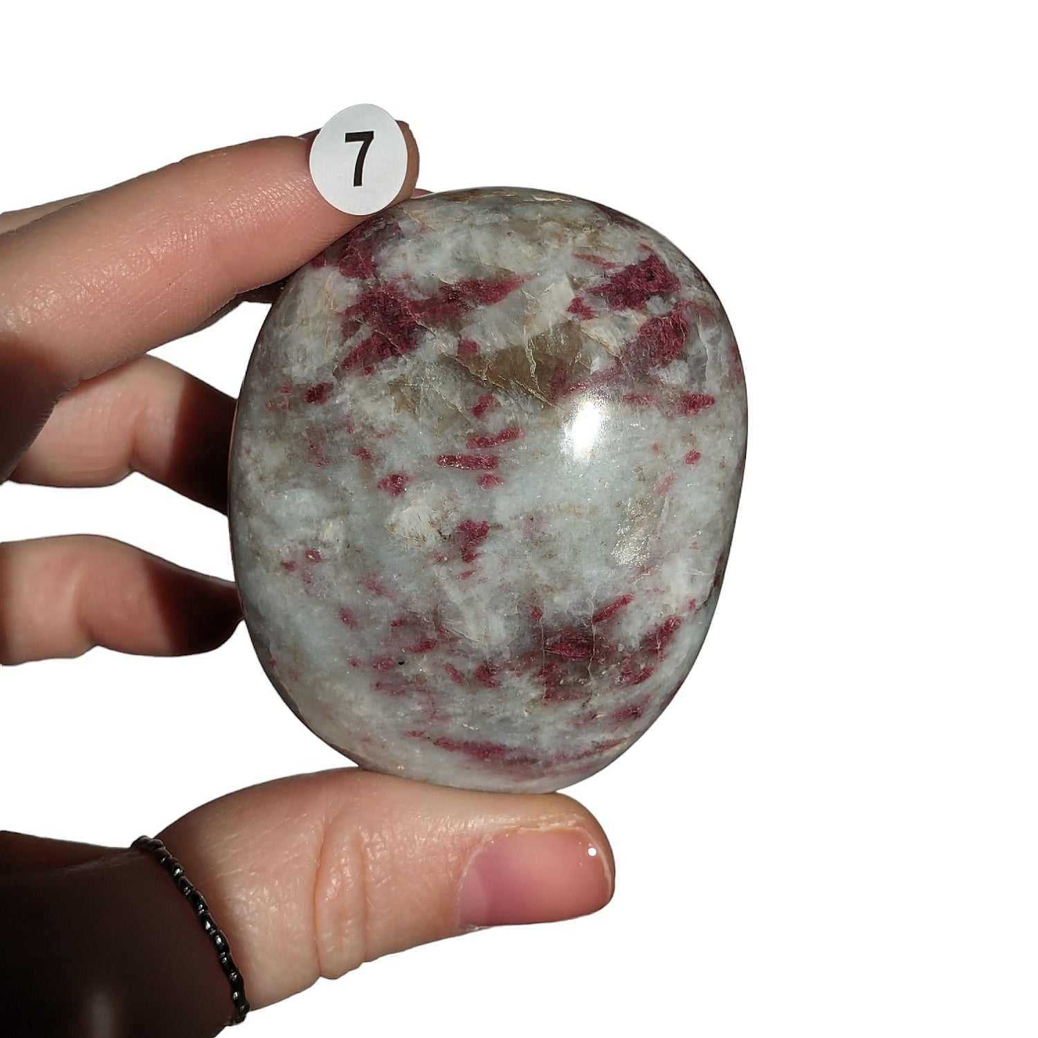 galet tourmaline rose 7