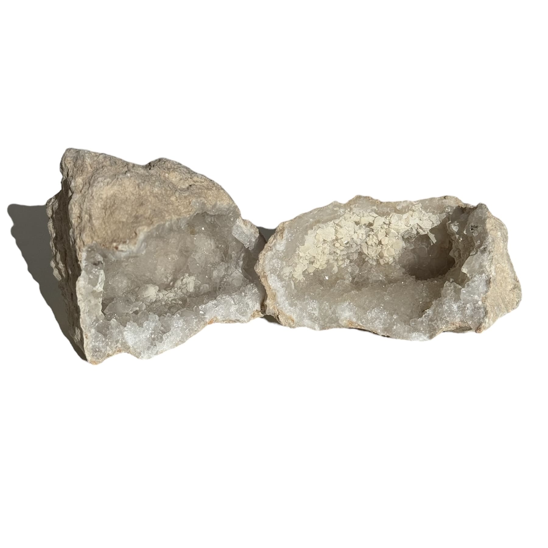 Géode de cristal de roche N°227