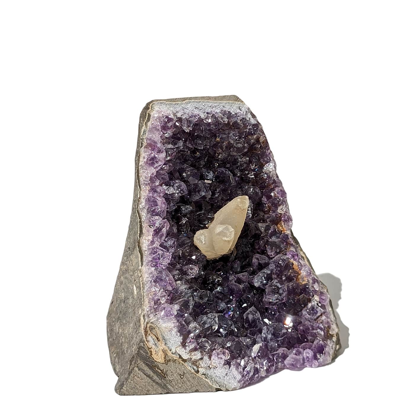 geode en amethyste de qualité