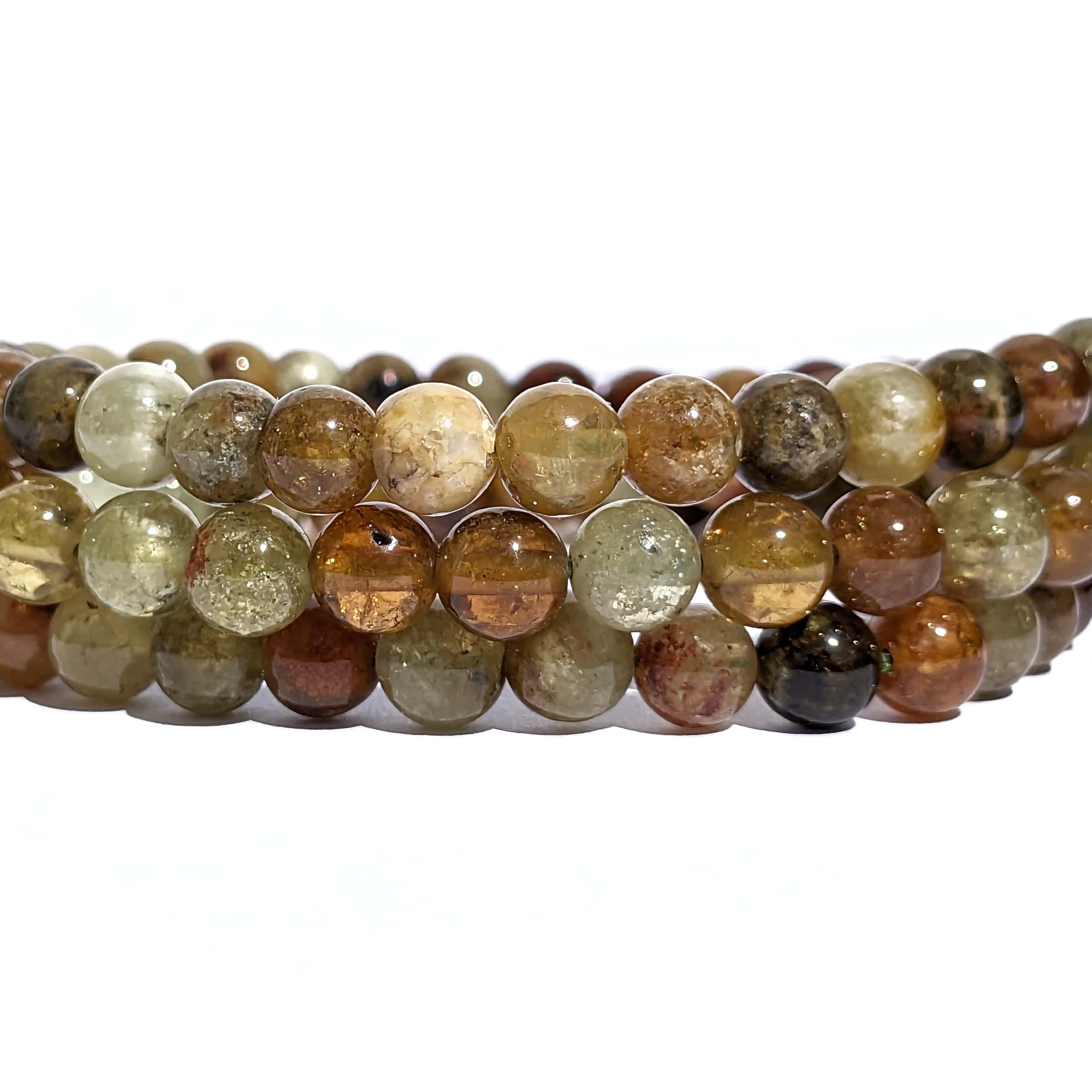 grenat grossulaire en bracelet