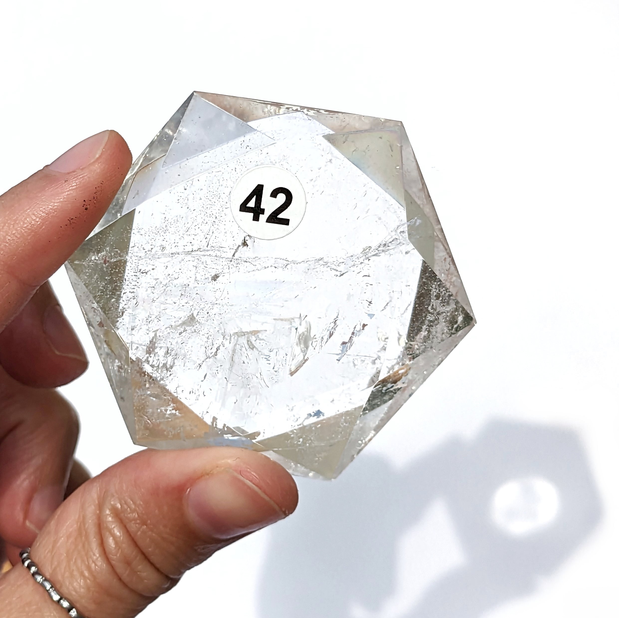 Cristal de roche hexagonal