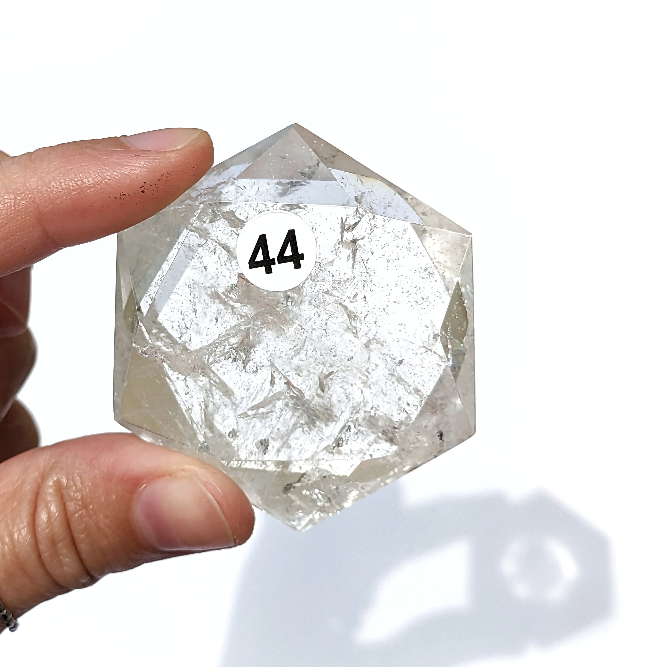 Cristal de roche hexagonal