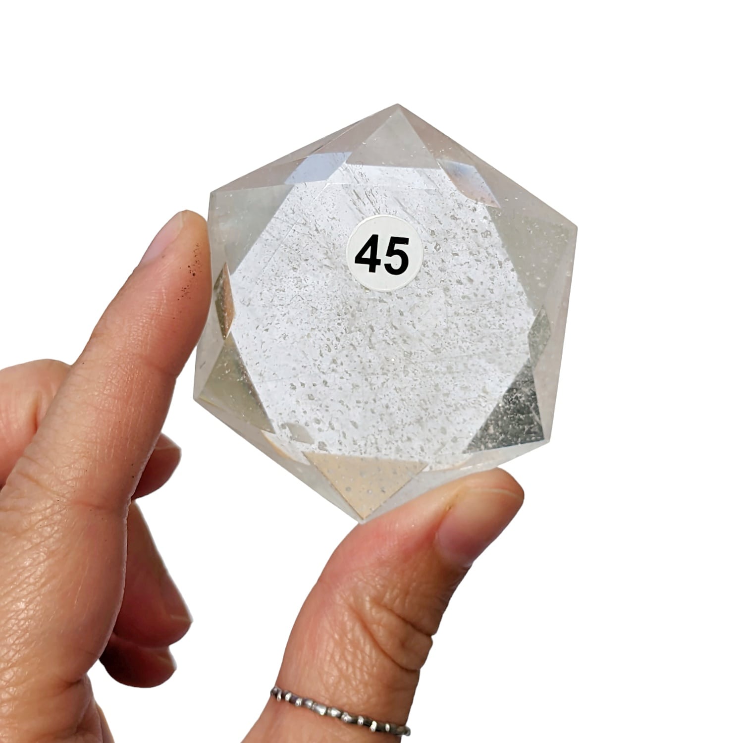 Cristal de roche hexagonal
