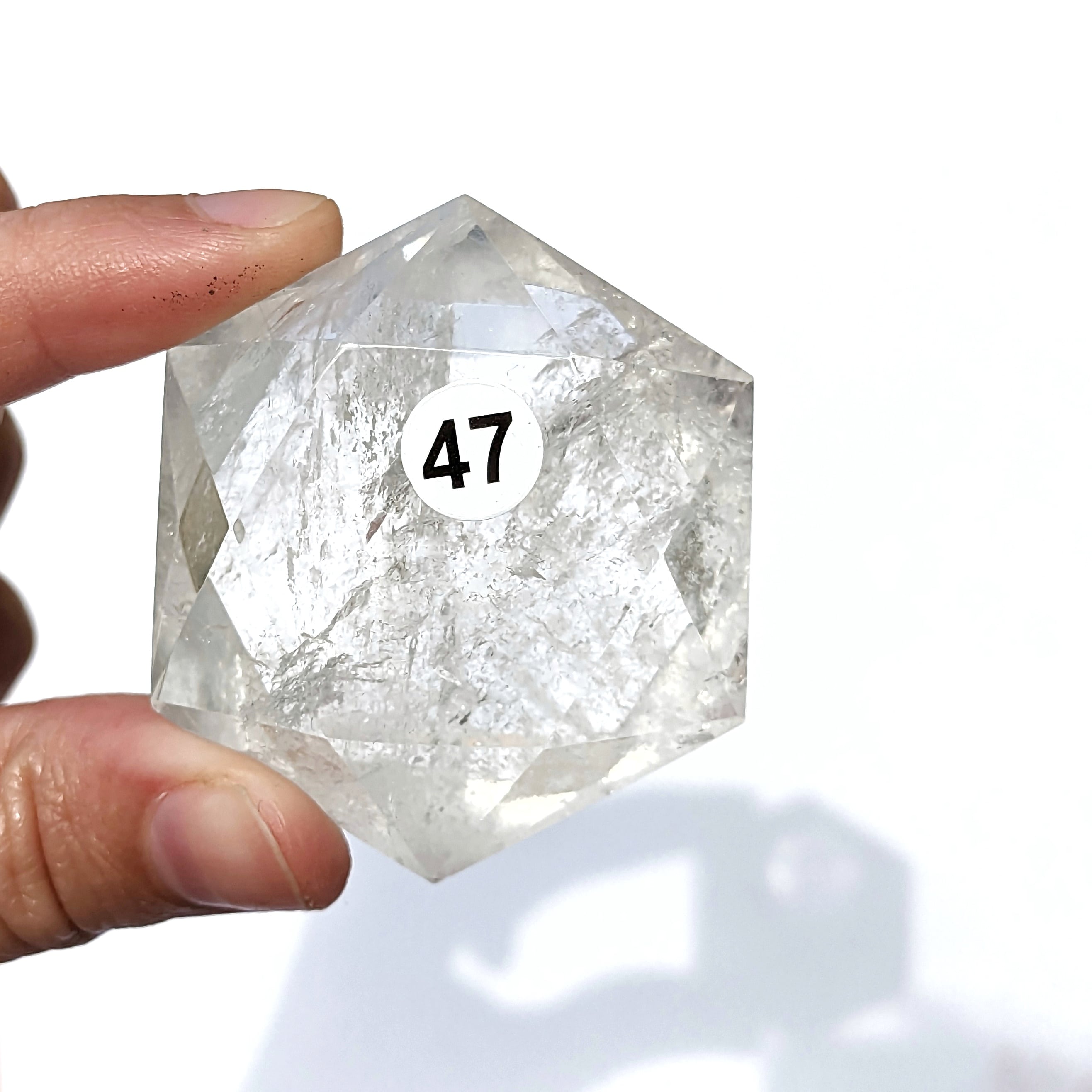 Cristal de roche hexagonal