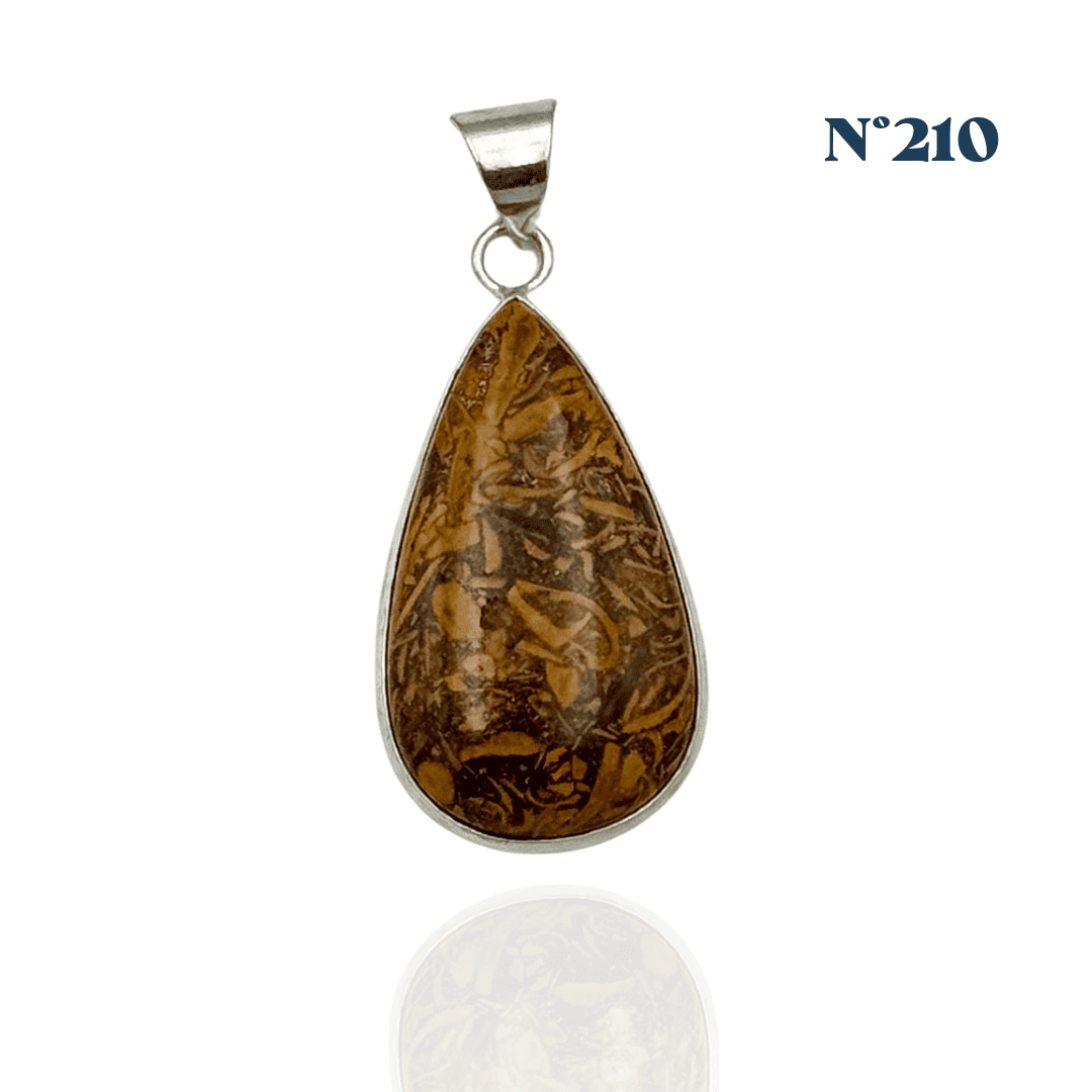 Pendentif Jaspe Calligraphe – Créativité et Ancrage