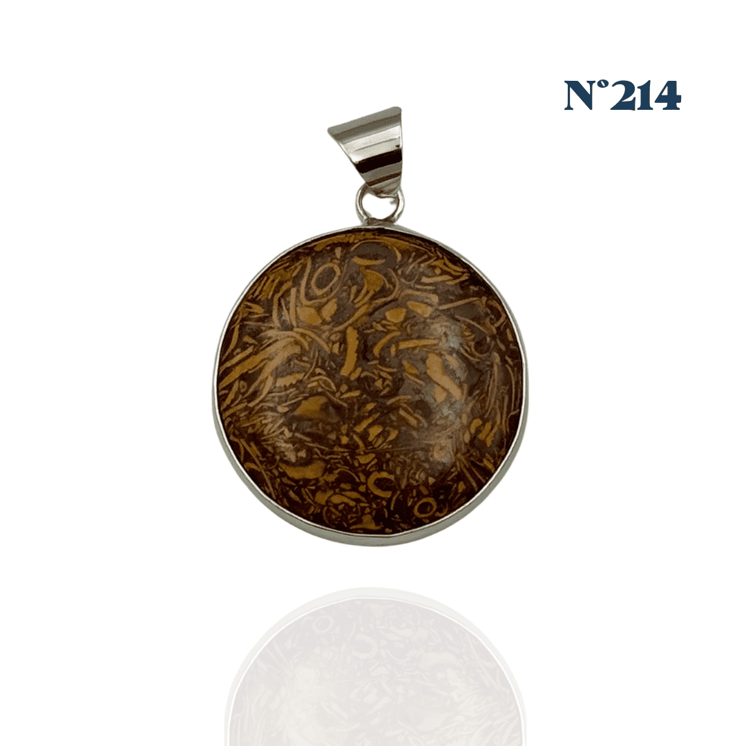 Pendentif Jaspe Calligraphe – Créativité et Ancrage