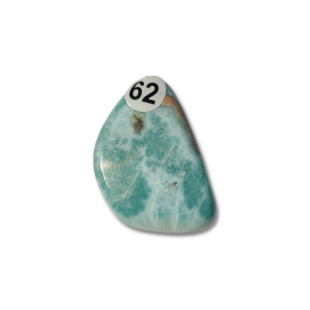 Larimar Galet plat larimar n°54 - Lithothérapie