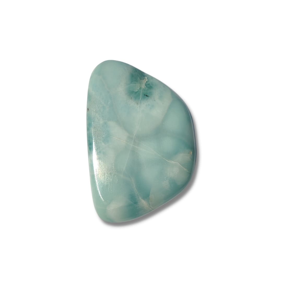 Larimar Galet plat larimar n°54 - Lithothérapie