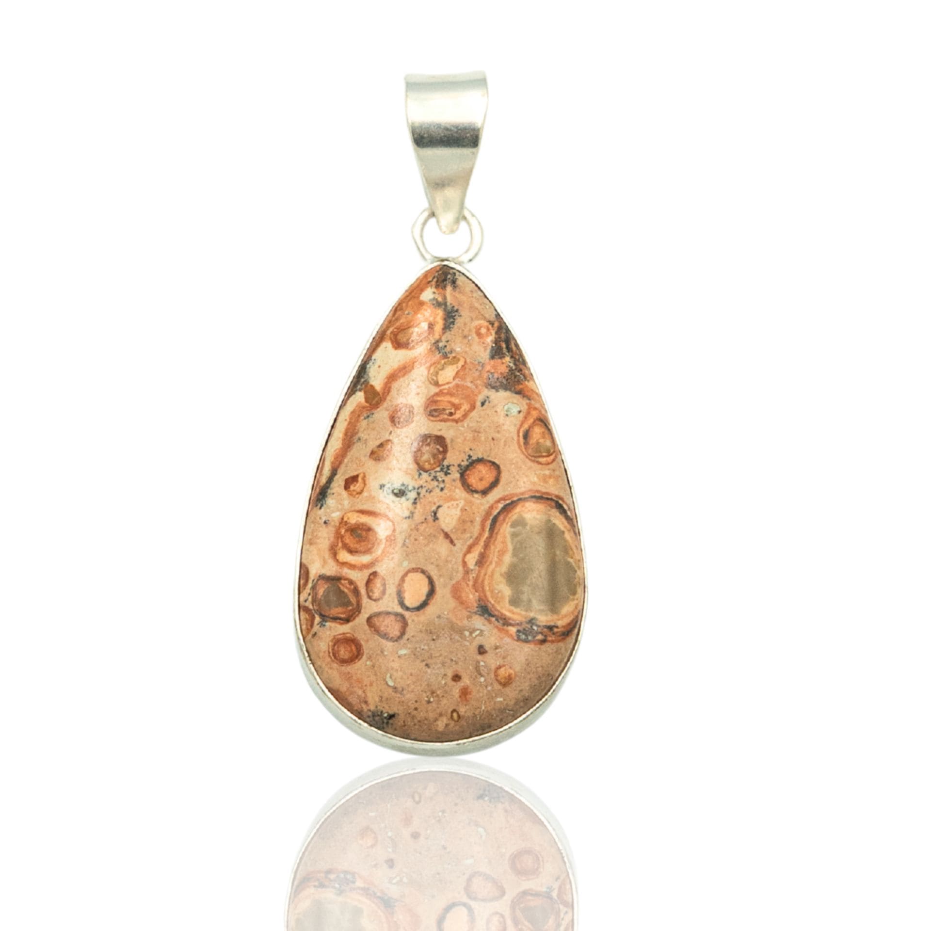 Pendentif Jaspe Léopard — Équilibre & Ancrage Profond