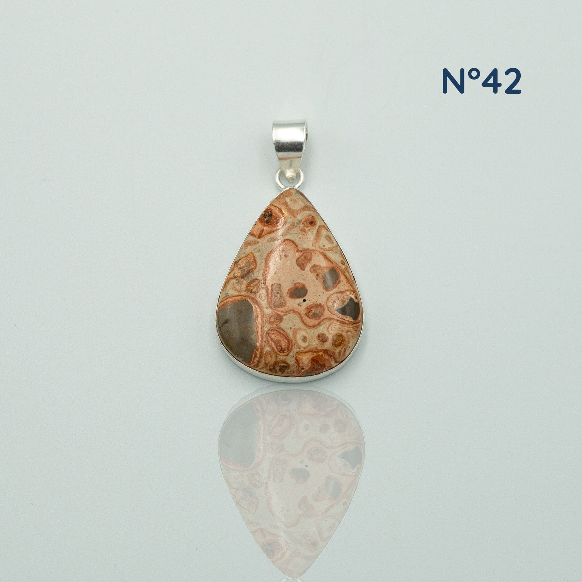 Pendentif Jaspe Léopard — Équilibre & Ancrage Profond