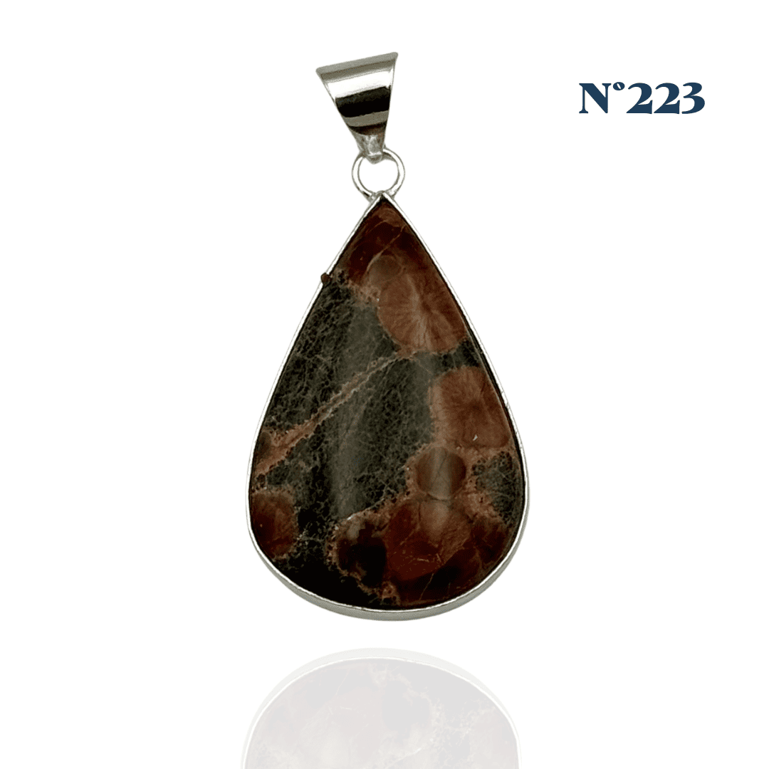 Pendentif Obsidienne Cacahuète – Protection et Transformation