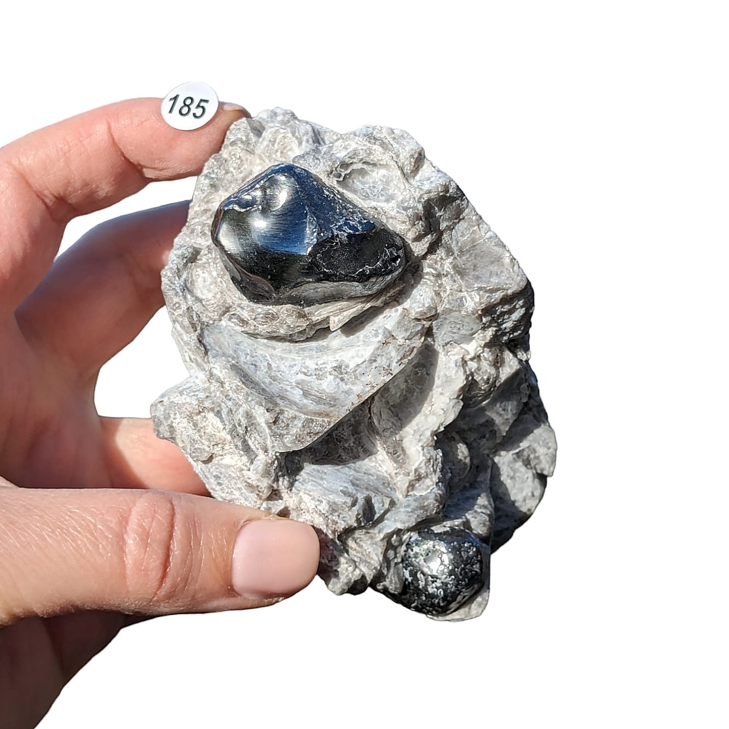 Obsidienne Larme d’Apache sur Gangue – Protection