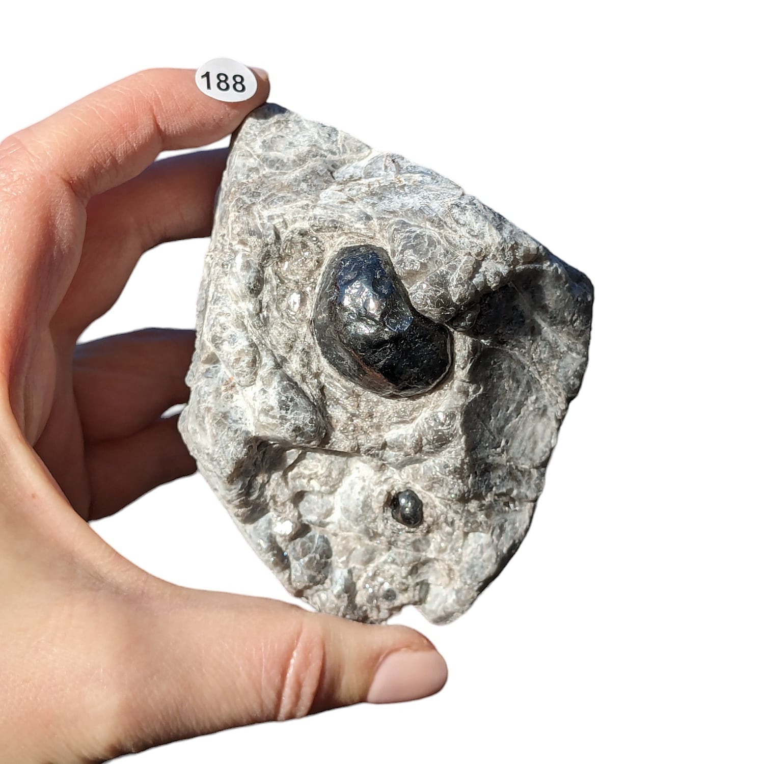 Obsidienne Larme d’Apache sur Gangue – Protection