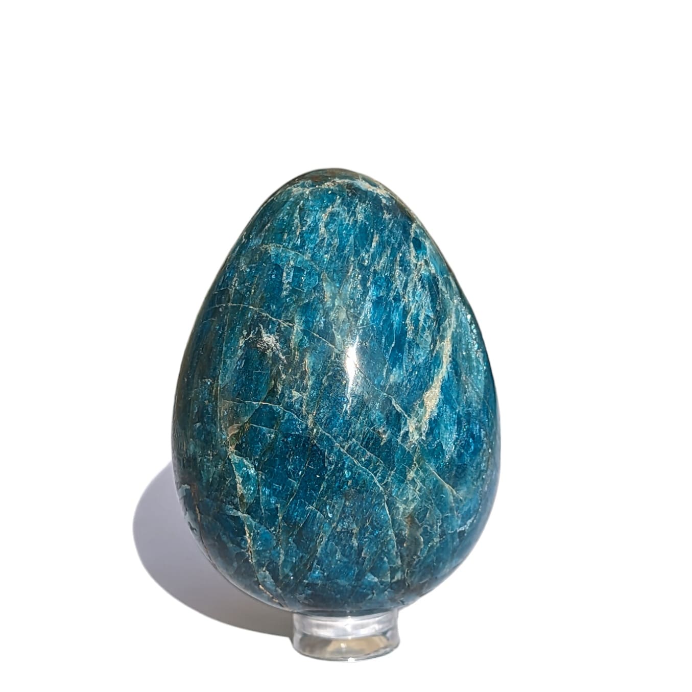 Oeuf apatite bleue